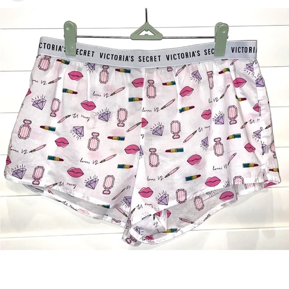 BNWOT Victoria's Secret Cotton Sleep Shorts Bottom - Picture 1 of 4
